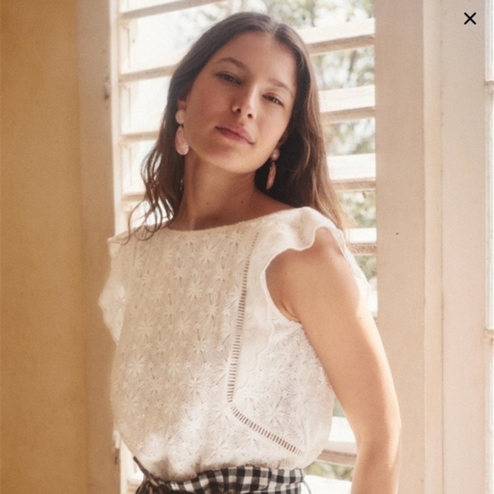 LAST CHANCE: NWT Sezane Amande Blouse, 6 - Picture 1 of 3